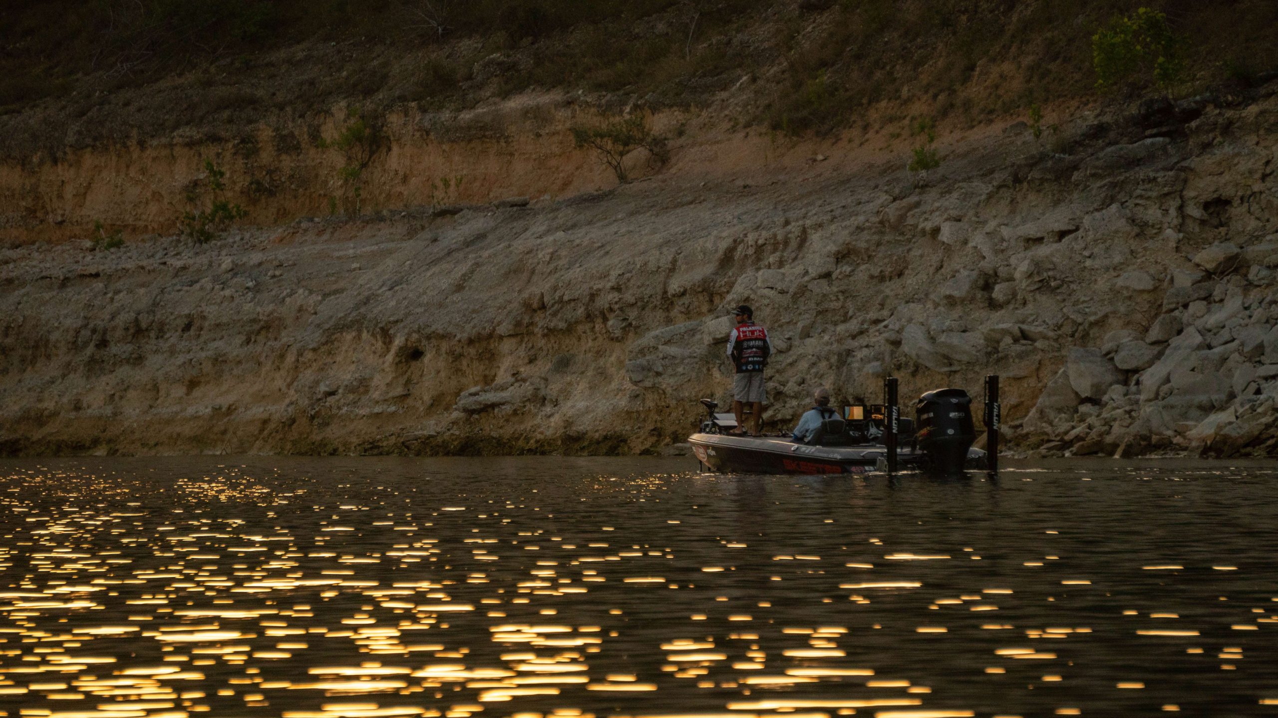 See pictures from Brandon Palaniuk's Day 1 on Lake Travis.