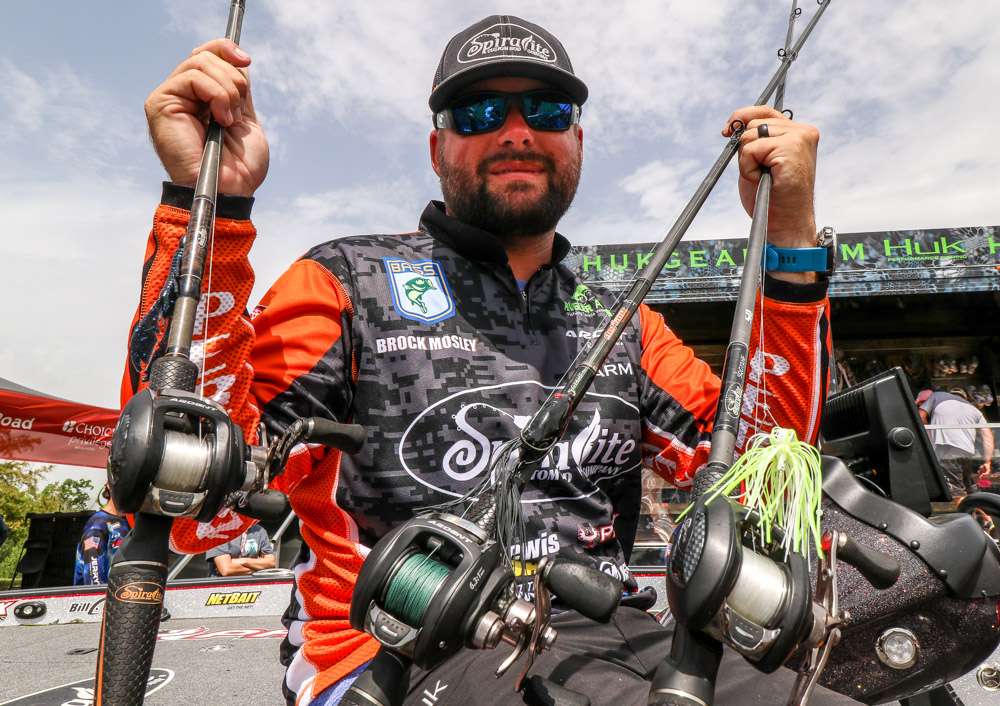 <b>Brock Mosley</b><br> To finish 12th, Brock Mosley used a topwater frog, soft plastics and a spinnerbait.  