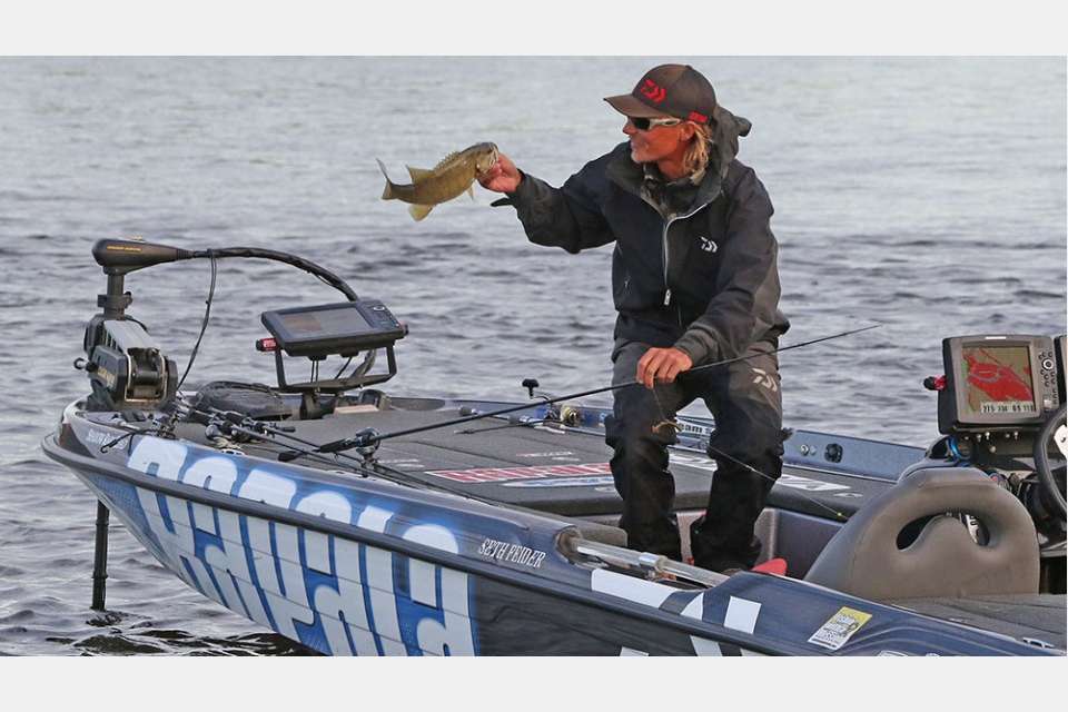 DeFoe barely bested Minnesota native Seth Feider, who weighed in 62-7 to finish second. Feider's finish gave him enough points to continue his season at the AOY Championship on his home lake of Mille Lacs, where he won the weight competition but missed qualifying for the Classic. Still, Feider credits his late-season run with allowing him to continue his career at B.A.S.S.
