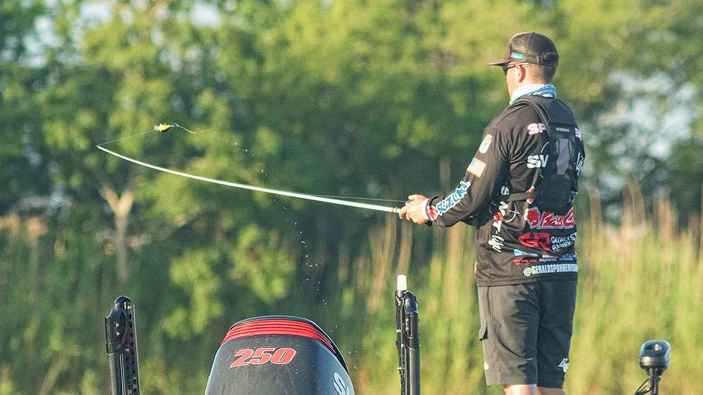 See action from the Texas waters of the Sabine River during Day 1 of the Bass Pro Shops Bassmaster Elite at Sabine River presented by Econo Lodge.