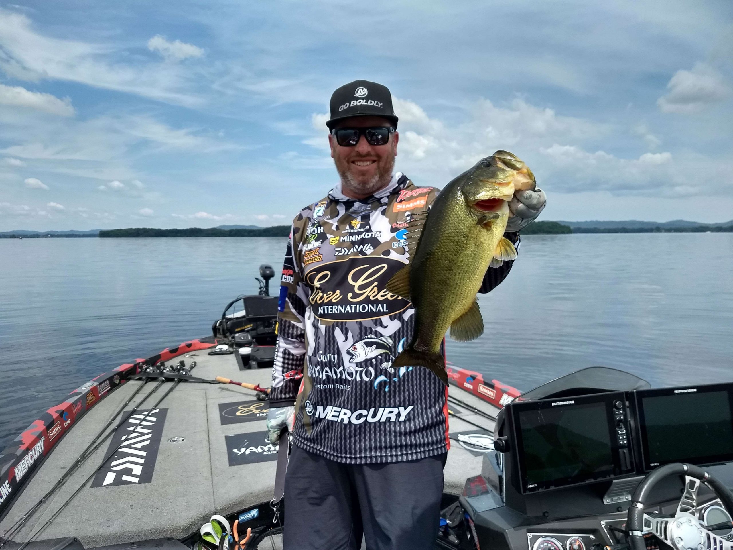 Brett Hite just landed a 3.5-pounder for an upgrade making his total now over 15-pounds.