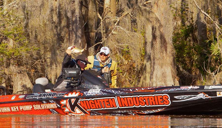 And there were enough fish in the Sabine River system to make this an interesting event.