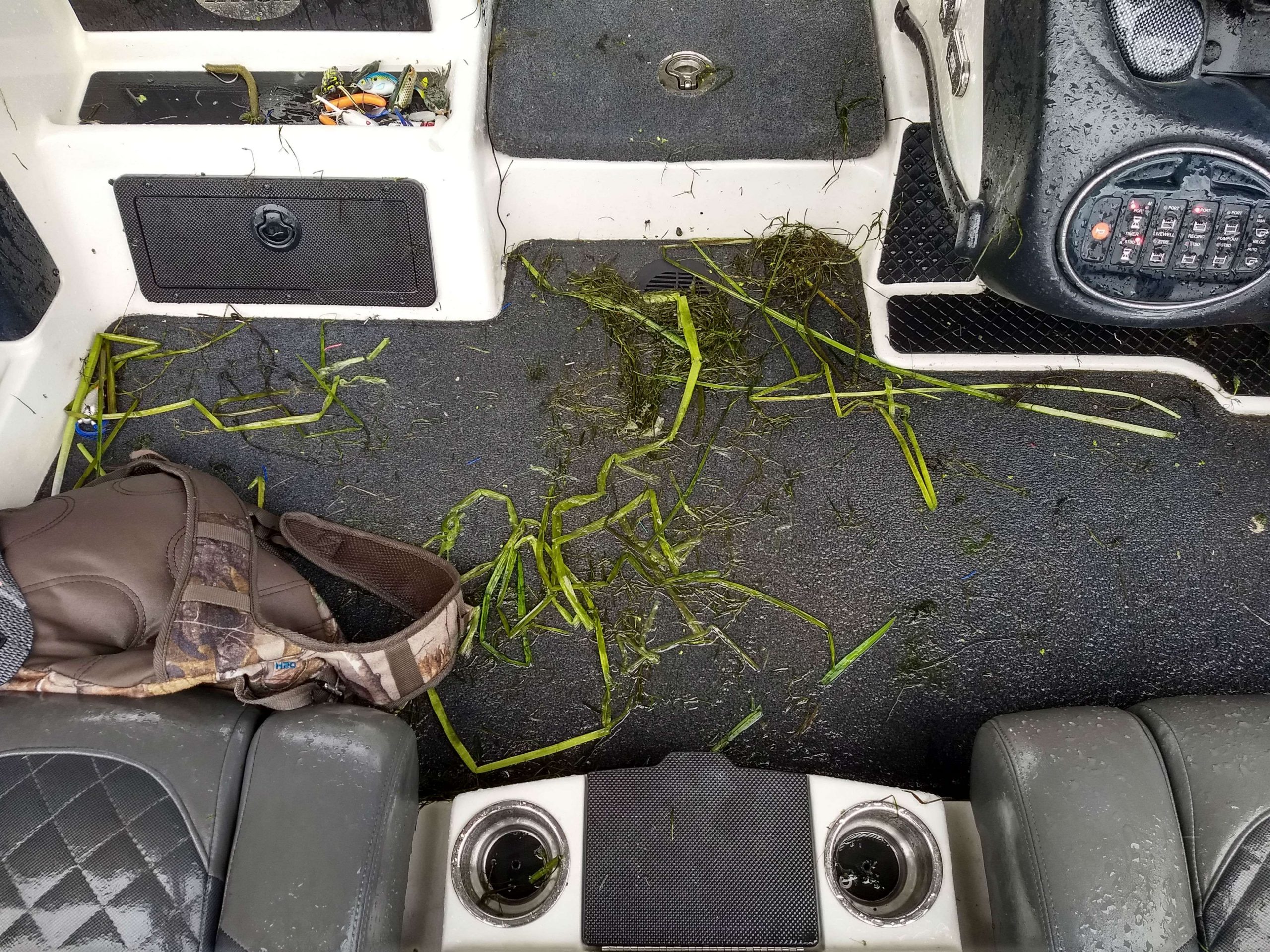 Salad anyone? This can be found on the floor of most Elite boats today and most likely every day of the event.