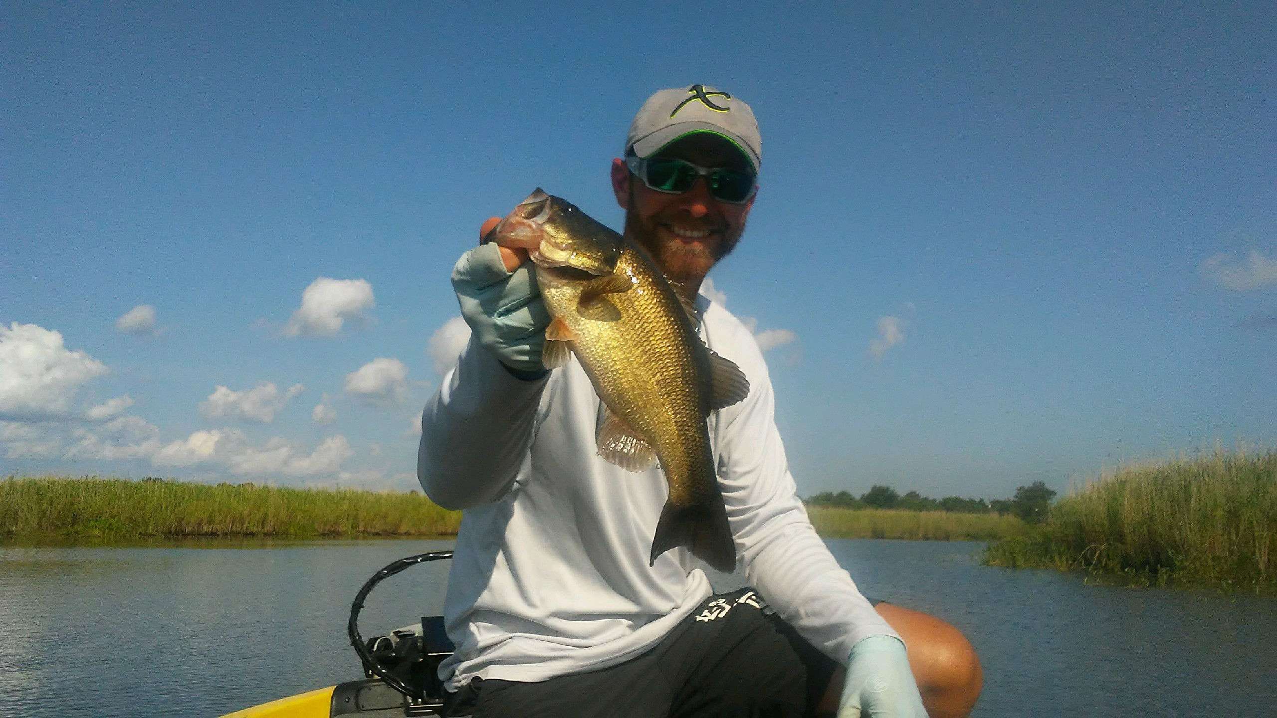 Brandon Lester on the board with a pretty Sabine baby! 