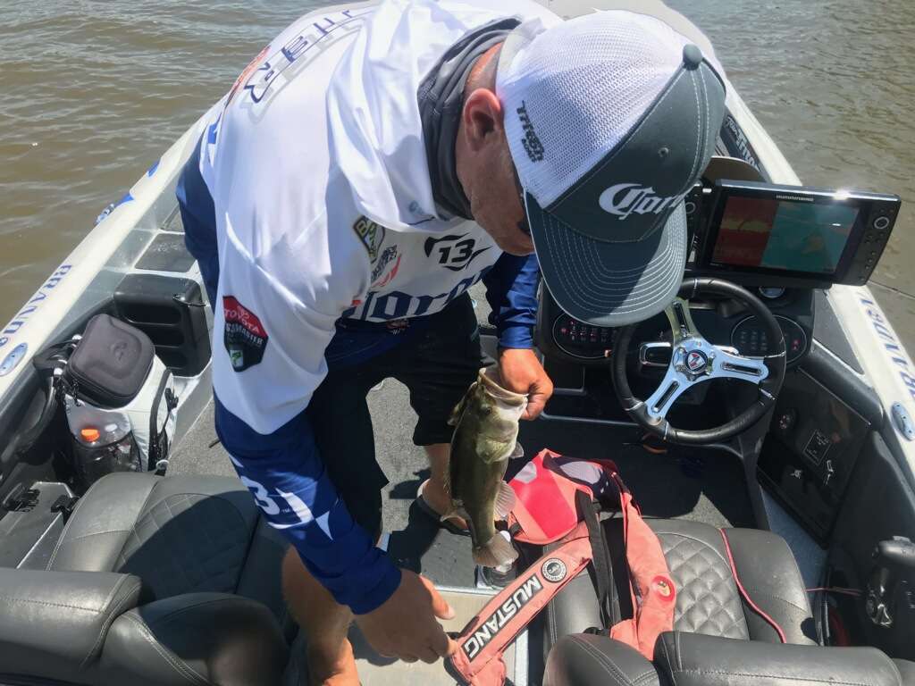 Coulter catches a kicker fish at crunch time