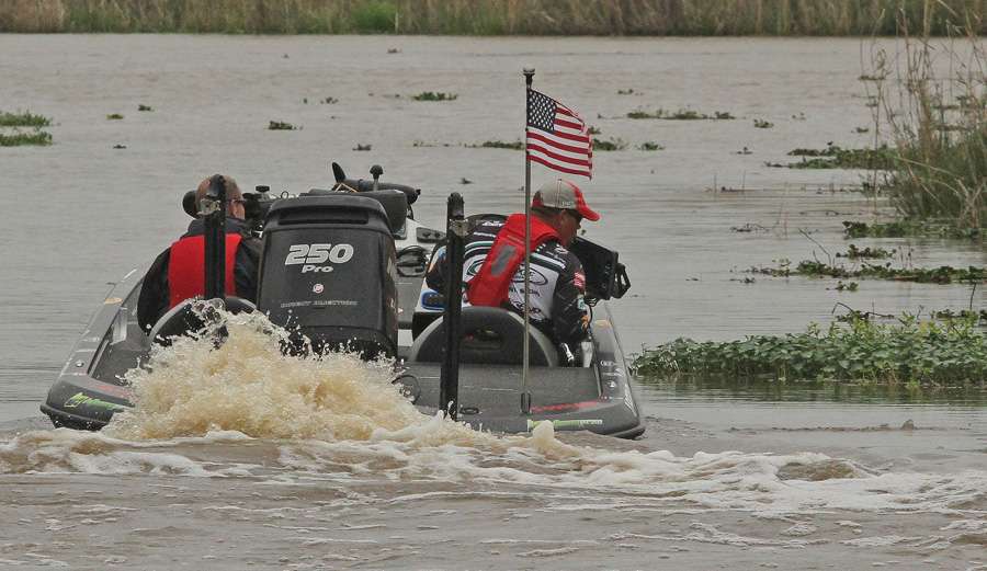 But eventually decide to head back to the Sabine River in hopes of finishing out his limit.