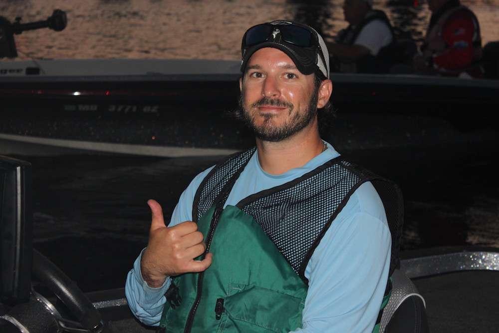 There's Smith of Team Florida who was happy to be the first on the water in this three-day tournament. The team champion, which will be named Thursday, is determined by totaling the cumulative weight of the 10 boaters and 10 non-boaters from each state. The top 34 in the money line will advance to fish for individual honors on Friday, as will the top three boaters and non-boaters from each state (if they are not already within the money line.) Seventeen eastern U.S. states are represented here in coastal Carolina, as is the Canadian province of Ontario.