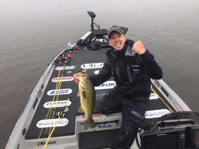 Chad Pipkens with a big bass