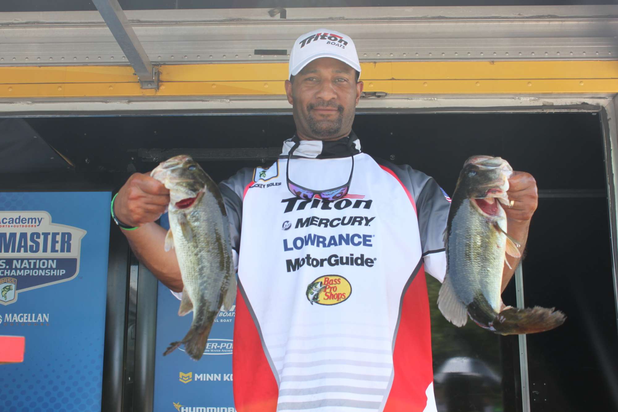 Mickey Soler of Connecticut will fish Friday. Heâs 43rd among boaters with 12-7 over two days, but heâs in third place among boaters on his team.