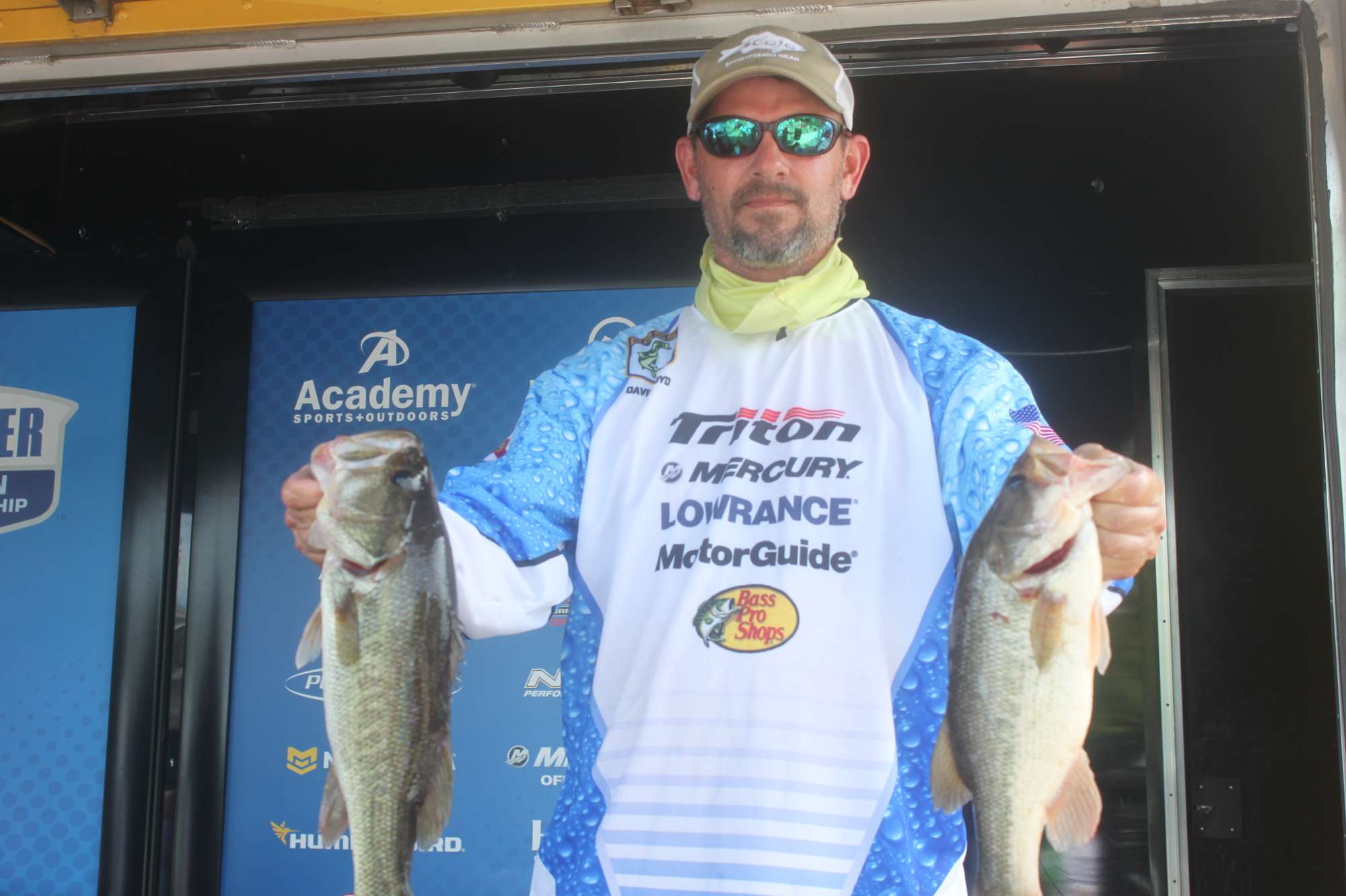 David Boyd of Florida is third among boaters with 19-10.