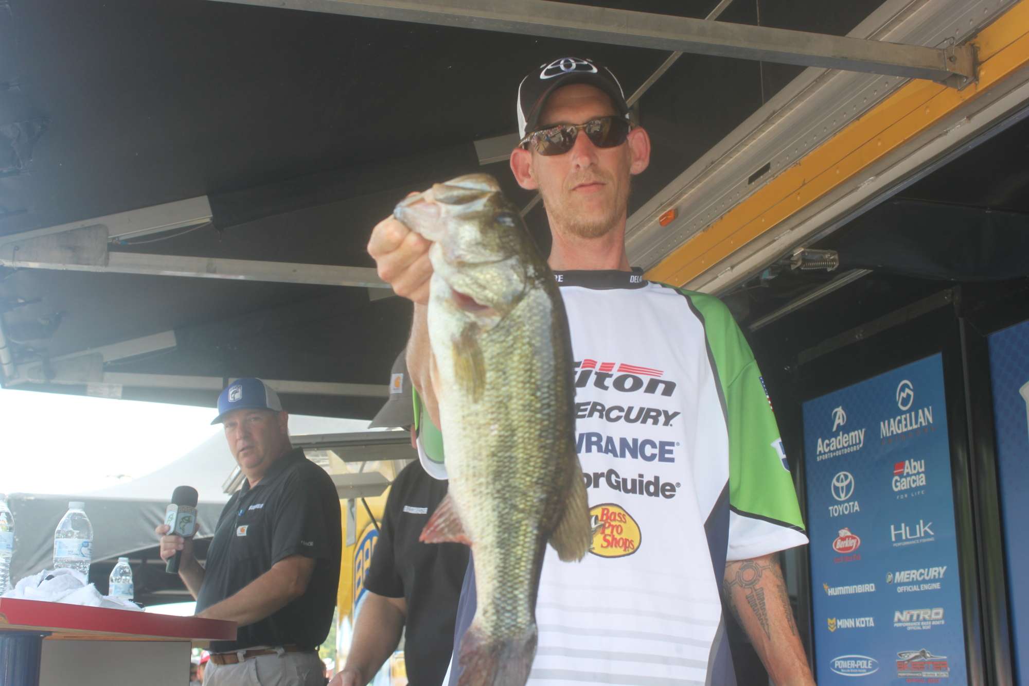 Jason Vaughn of Delaware is fourth with 18-8 in the boater field.