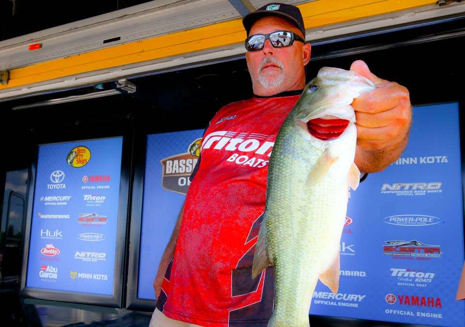 Steven Denmark, co-angler (9th, 5- 7)