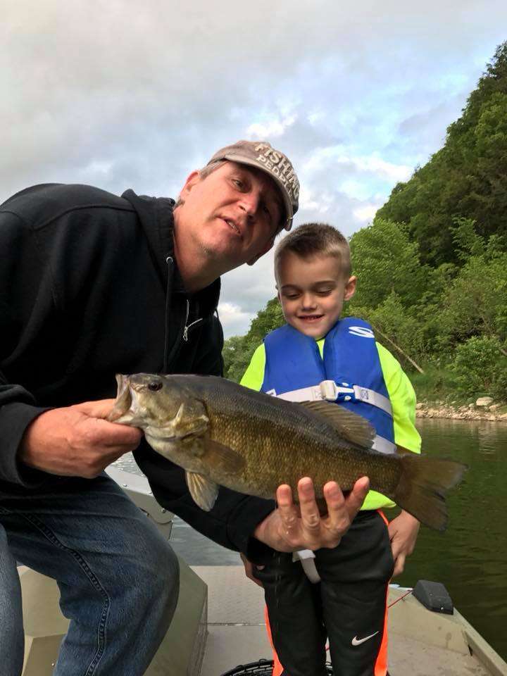 Josh Boyd shared this photo of grandfather and grandson fishing.