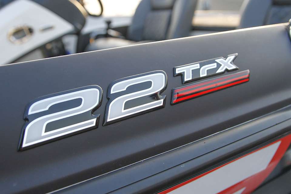 Browning stepped up to the 22 TRX, which is one of the biggest models on the water for bass boats. Bigger boat means more stability and a smoother ride on those big bodies of water.