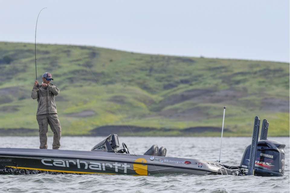 Taking in the desolate scenery of the nationâs third largest inland reservoir, smack dab in the middle of the Great Plains. That was a postcard memory from the Berkley Bassmaster Elite at Lake Oahe presented by Abu Garcia. 
