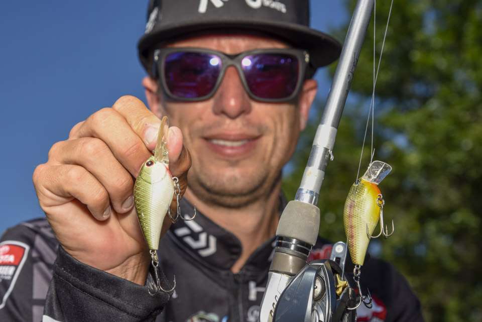 <b>Brent Ehrler</b><br>
To finish 10th, Brent Ehrler used a drop shot, swimbait and crankbaits. Those choices were a Lucky Craft 1.5 and RTO 1.5DD. 
