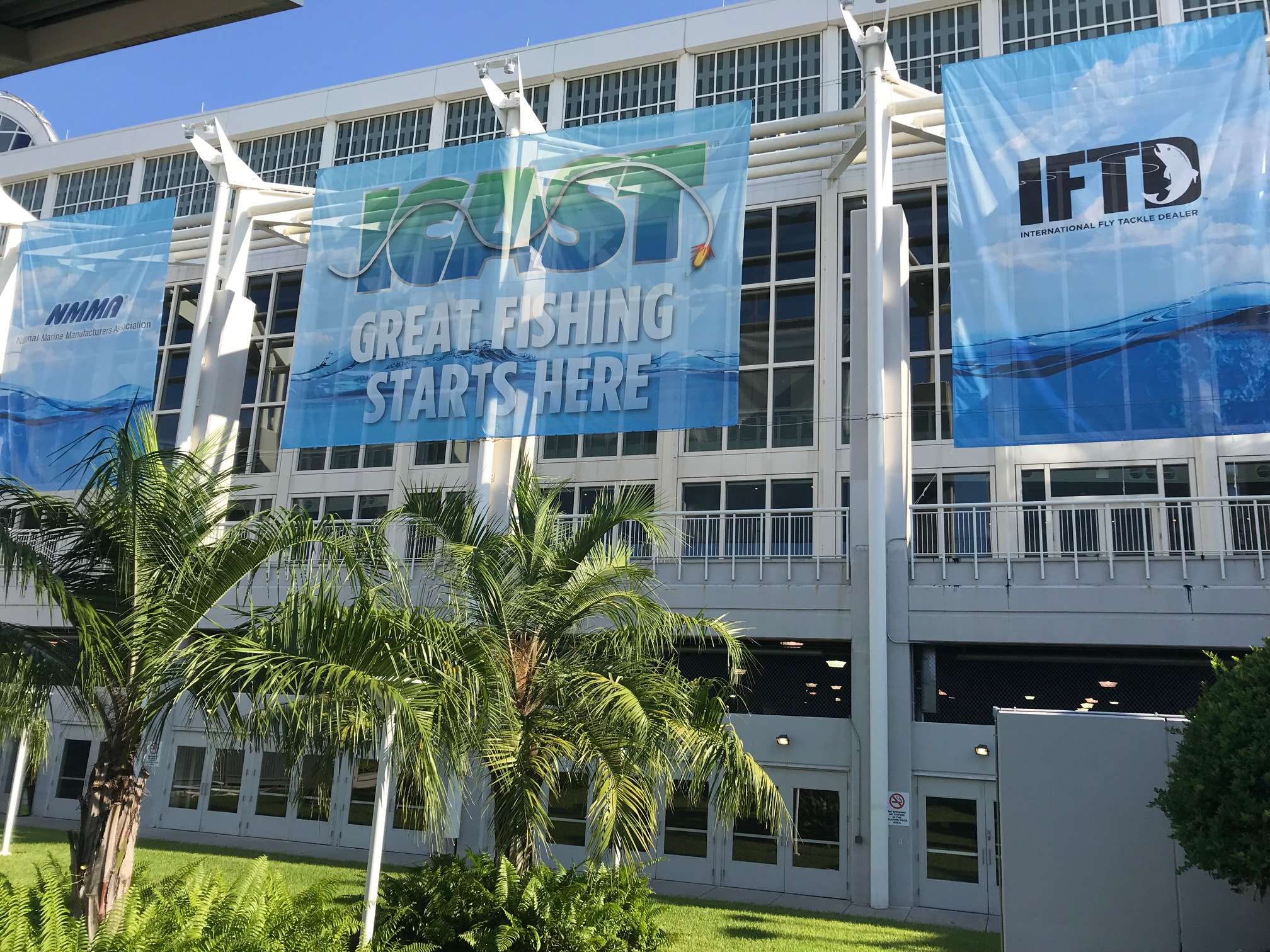 Welcome, welcome. Join along as we hit the showroom floor for ICAST 2018, the worldâs largest fishing tackle and trade show. The Sooch will take you around to see what he saw, like these 20-foot high banners greeting the 15,000 or so registered attendees who come from all over the world.