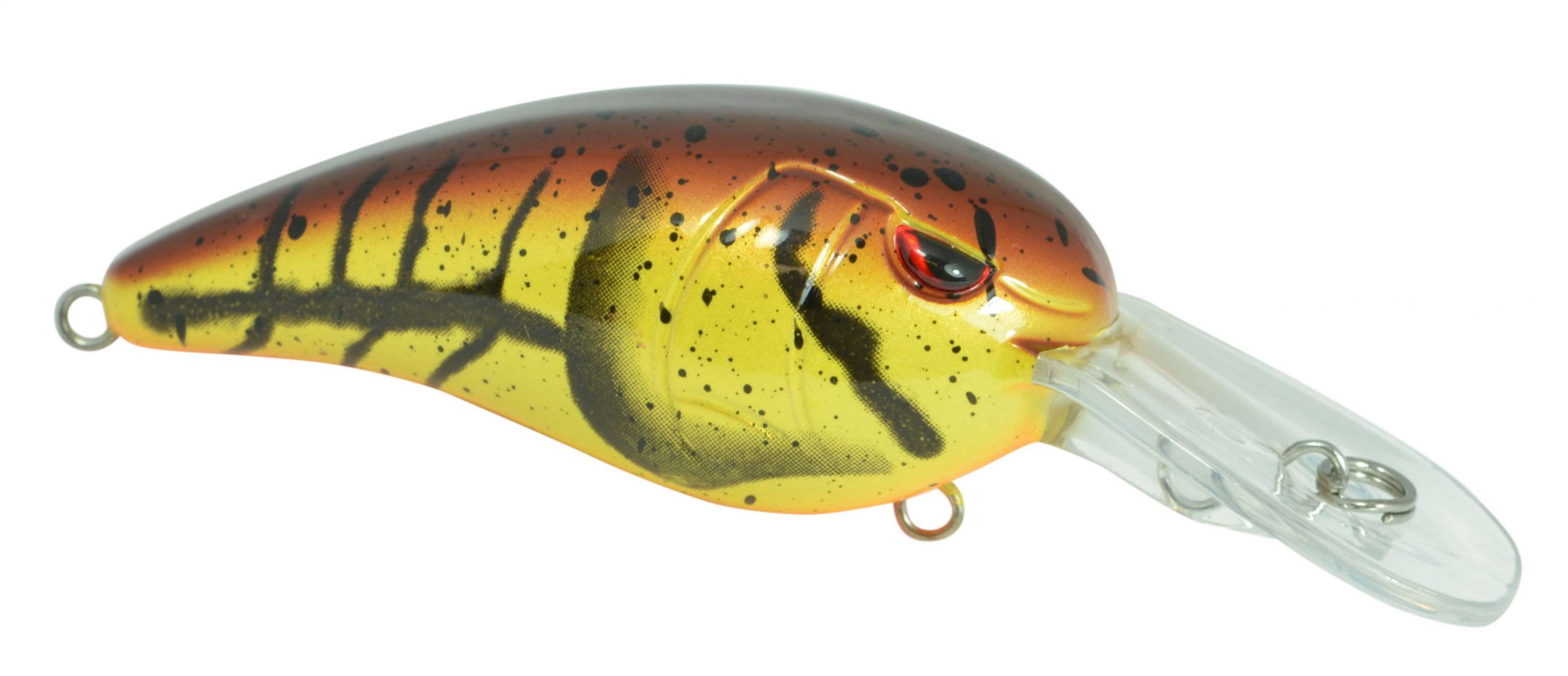 RkCrawler MD 55<BR>
Spro<br>
The RkCrawler MD 55 crankbait was designed by Bassmaster Elite Series Angler Mike McClelland. The RkCrawler MD 55 features all the benefits of the RkCrawler 55. With a shallower dive angle bill, this bait will be able to come through rocks more like a square bill crankbait deflecting off of the cover and drawing more strikes. When the fish are shallower then 7 feet, the RkCrawler MD 55 should be your go-to RkCrawler.

