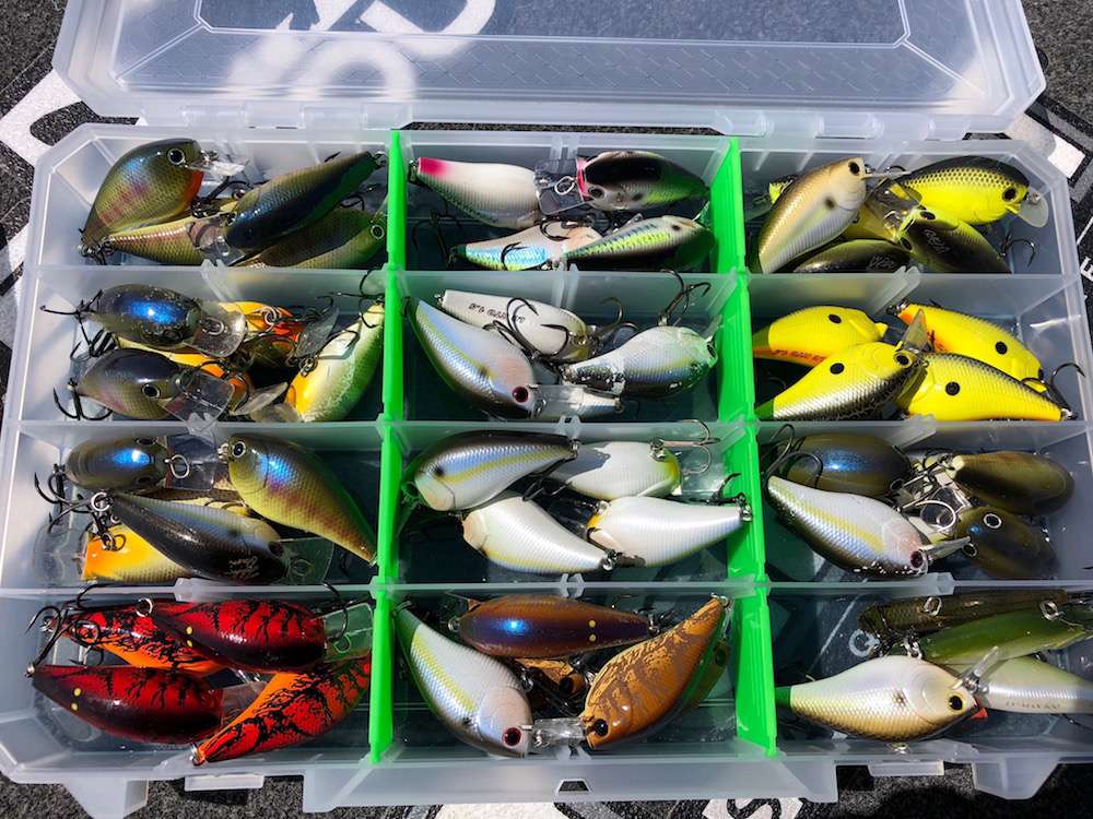 Keeping crankbaits tangle free and easy to pull out for quick rigging is made easy with Lure Lock boxes.