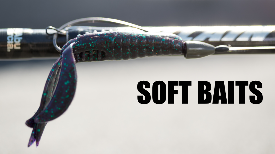 Take a look at some of the latest styles of soft baits for bass fishing.