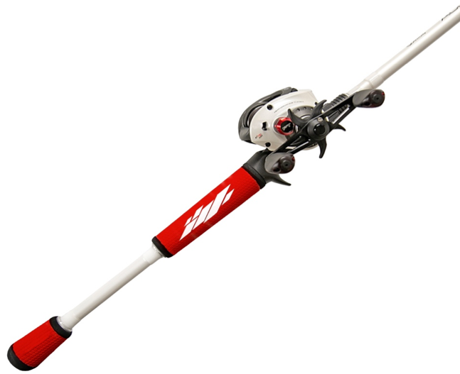 Accurist Combo<br>
Quantum<br>
$149.99<br>
With a 90mm handle for extra cranking power, zero-friction pinion design, IM8 graphite rod and Aluminum oxide guides, this combo is deal for a variety of fishing techniques. The unique SureGrip gripping surface, gives the angler a secure and comfortable grip in all weather conditions. The reel features a 7.0:1 gear ratio, one-piece aluminum frame and the PT ACS 3.0 cast control system. Equipped with a Flippinâ Switch for pitching, flipping, and trolling techniques. 
		