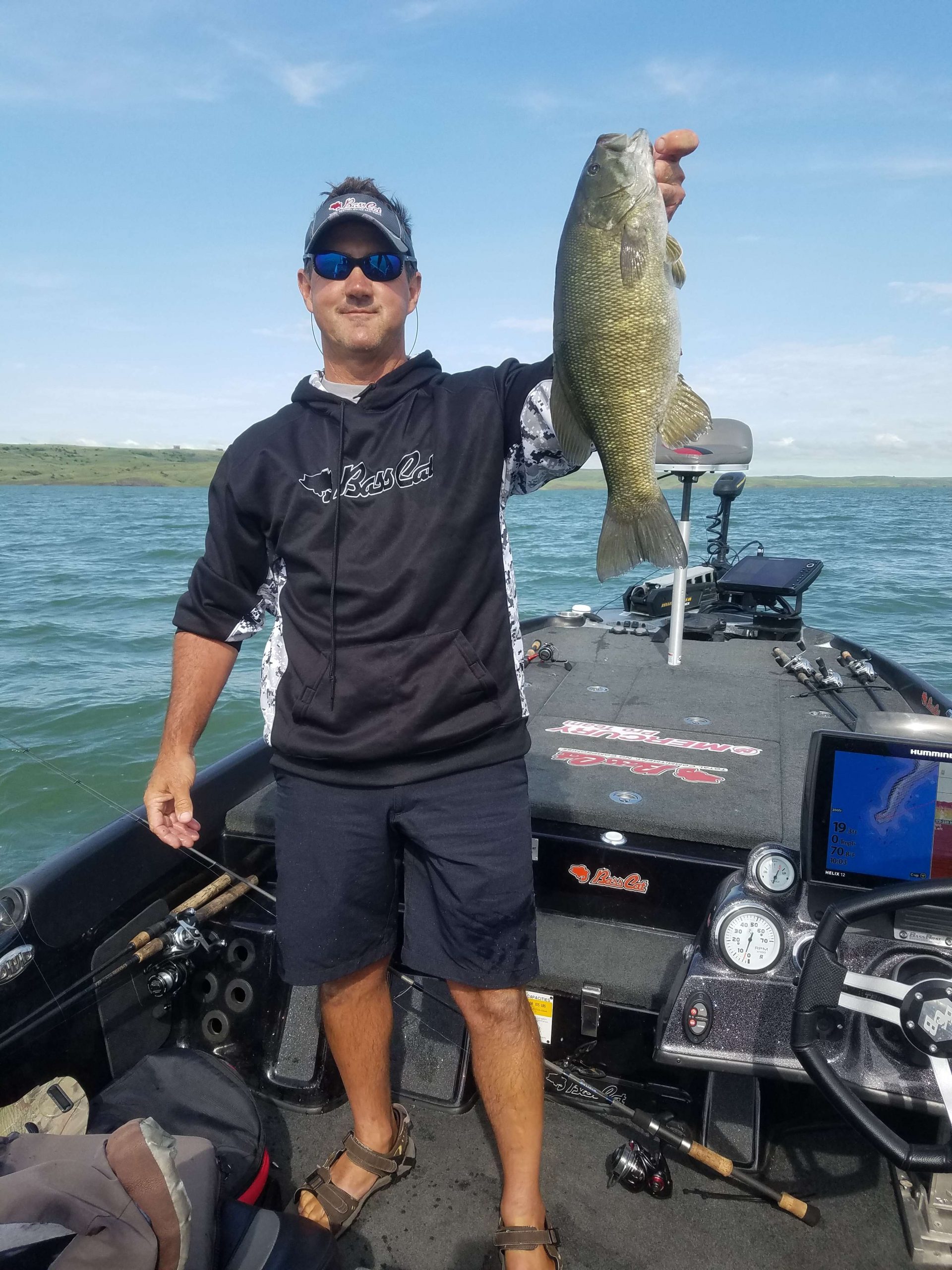Robbie Latuso another good fish on Lake Oahe!