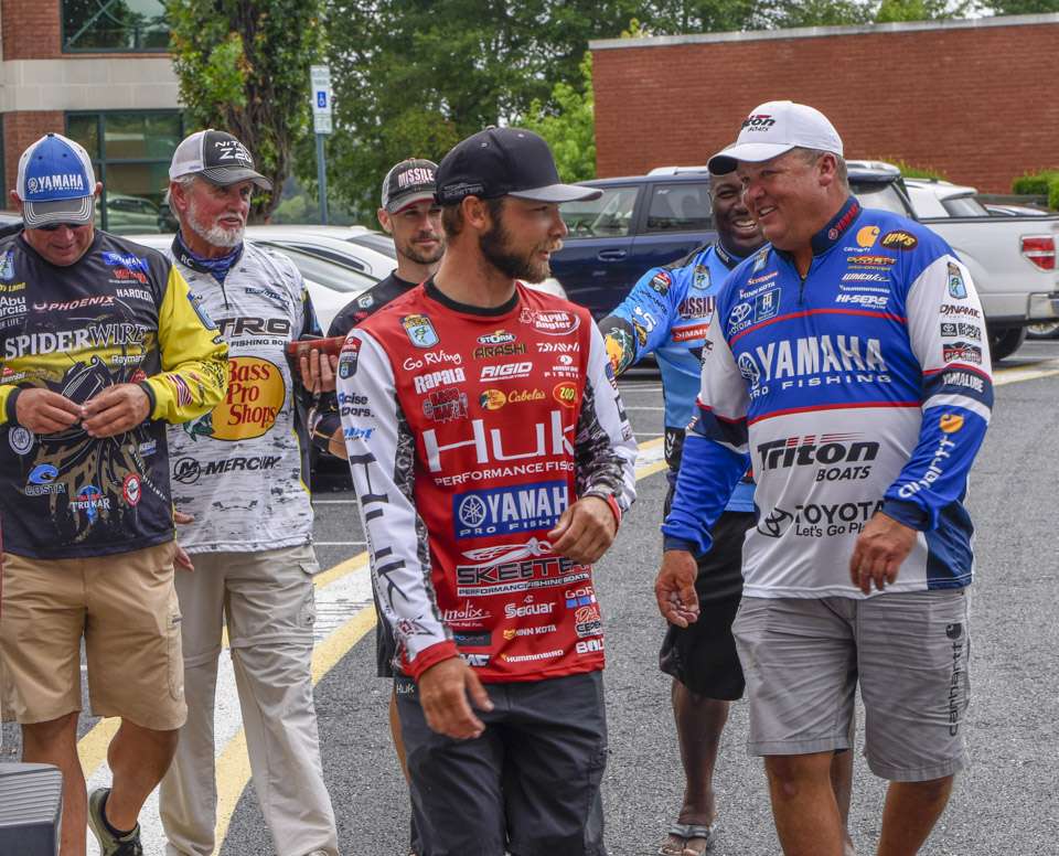 The Elites gather and get ready to tackle the 2018 Huk Bassmaster Elite at Upper Chesapeake Bay presented by Mossy Oak Fishing.<BR><Br> Later that evening, B.A.S.S. postponed the event and released the following statement: After consulting with both authorities and Elite Advisory Board regarding increased water releases, debris, and current hazardous conditions on tournament waters, B.A.S.S. is postponing this week's event. We will let everyone know as soon as possible regarding a rescheduled date. 