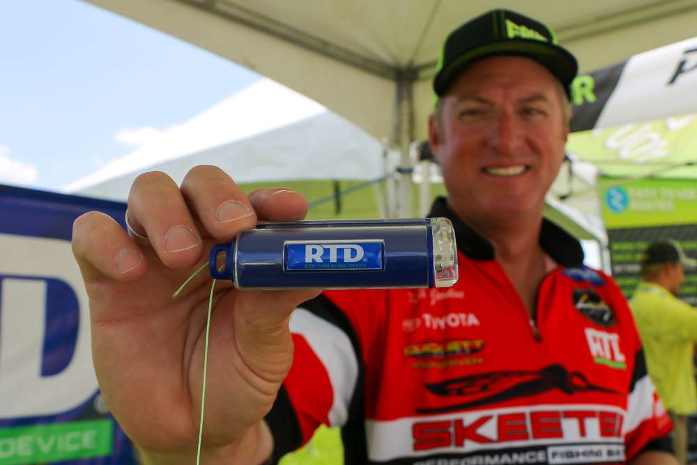 Kelly Jordon teamed up with Erupt Fishing to bring the fishing world a new device: The Rod Threading Device (RTD).