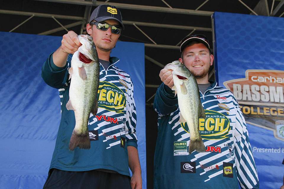 Kory England and Matt Baker of Arkansas Tech (31st, 6-2)