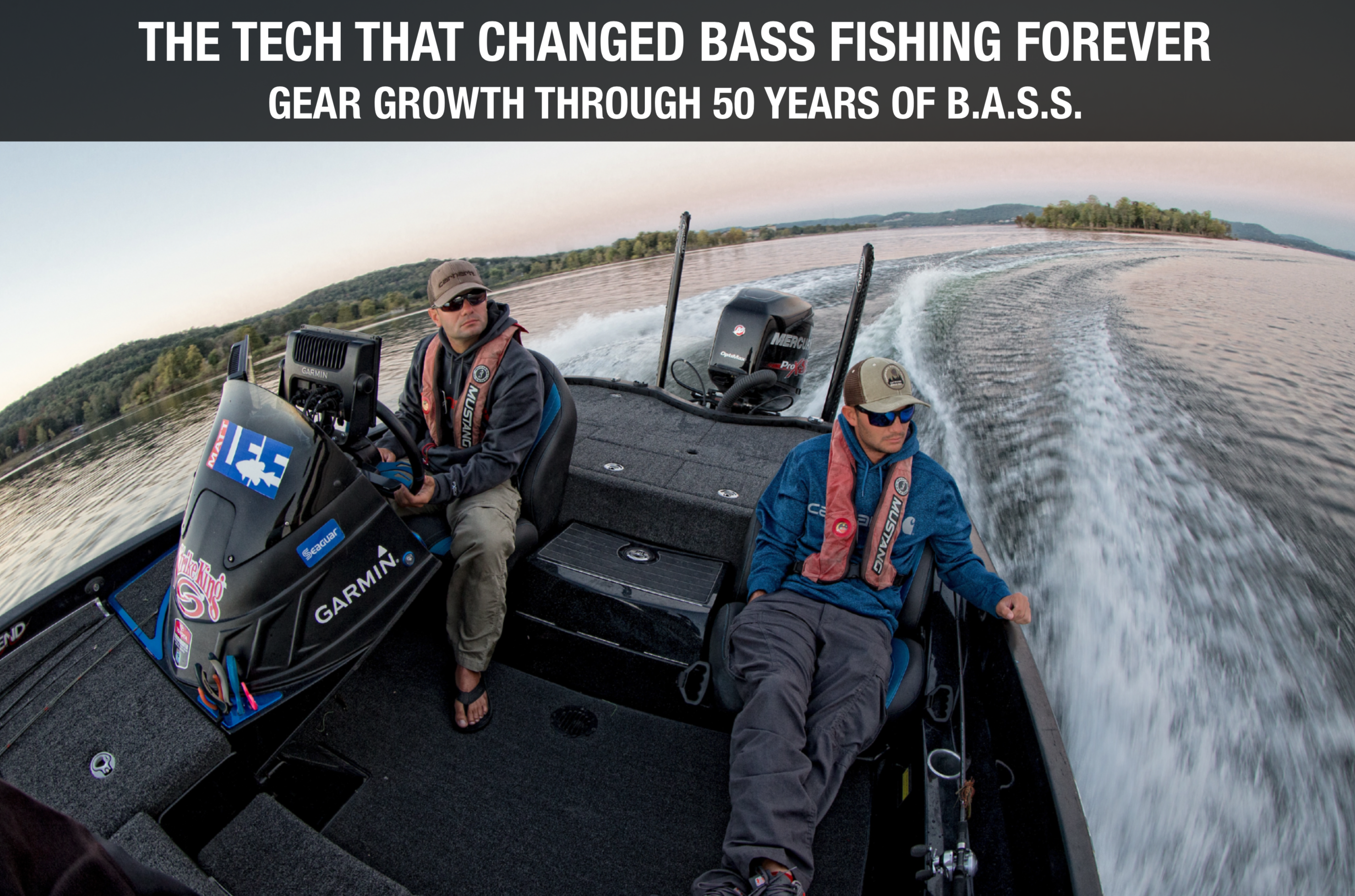 This year marks the 50th anniversary of B.A.S.S. Carhartt takes a look back at the past five decades to identify the technology that has changed the landscape of bass fishing.