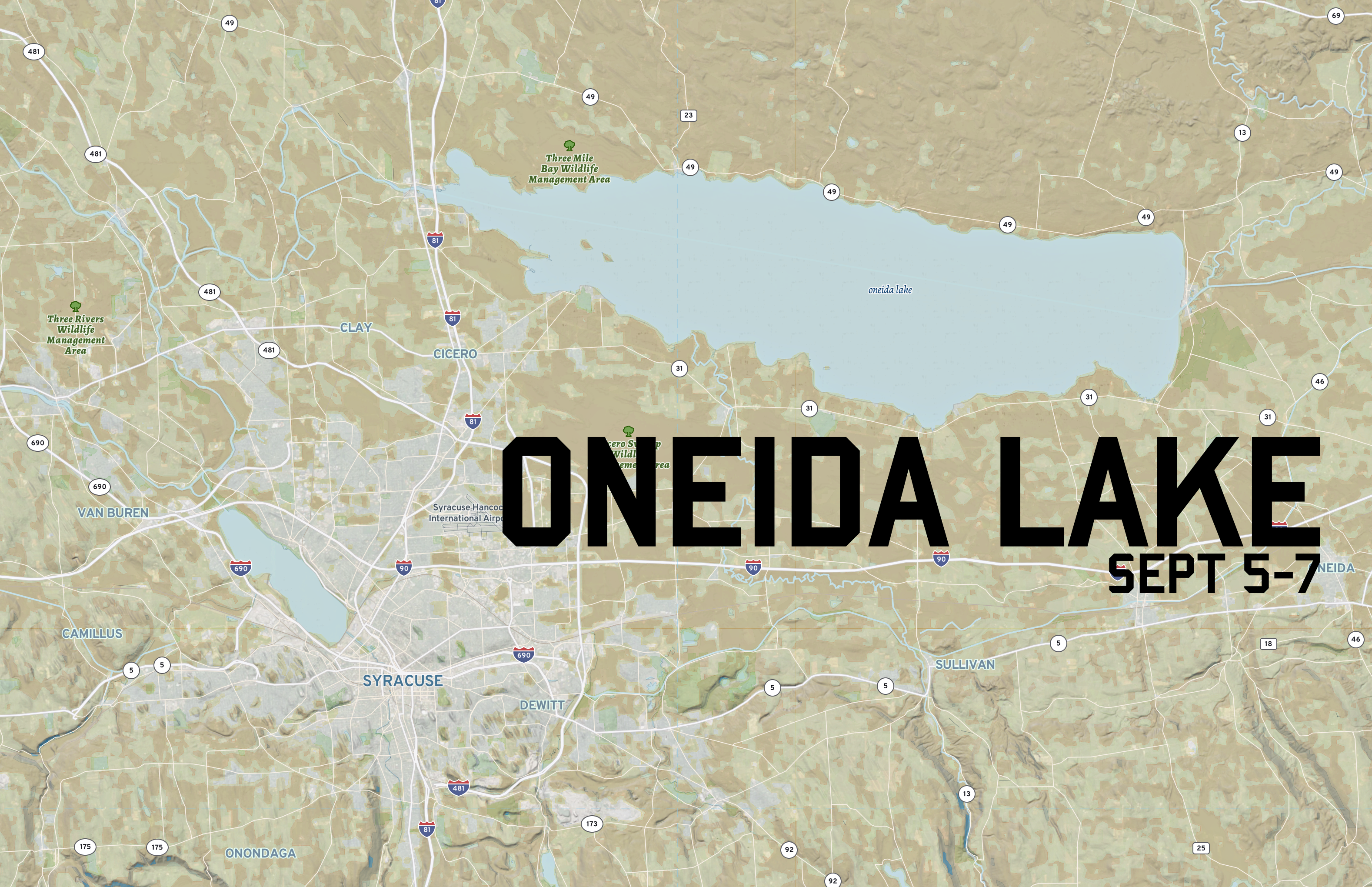 <h4>Oneida Lake â Syracuse, N.Y. </h4>
