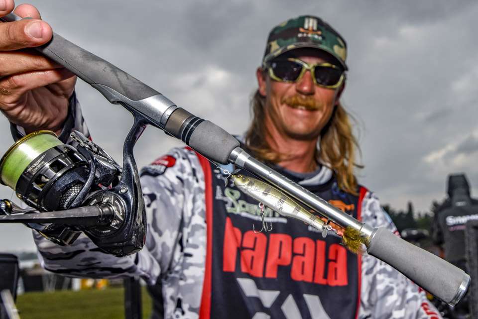 <b>Seth Feider</b><br> To finish 10th, Seth Feider used this Storm Arashi Spin 08 Spinbait, featuring a three-bladed prop up front and two blades in the back, which rotate in opposite directions for a unique vibrating action. 