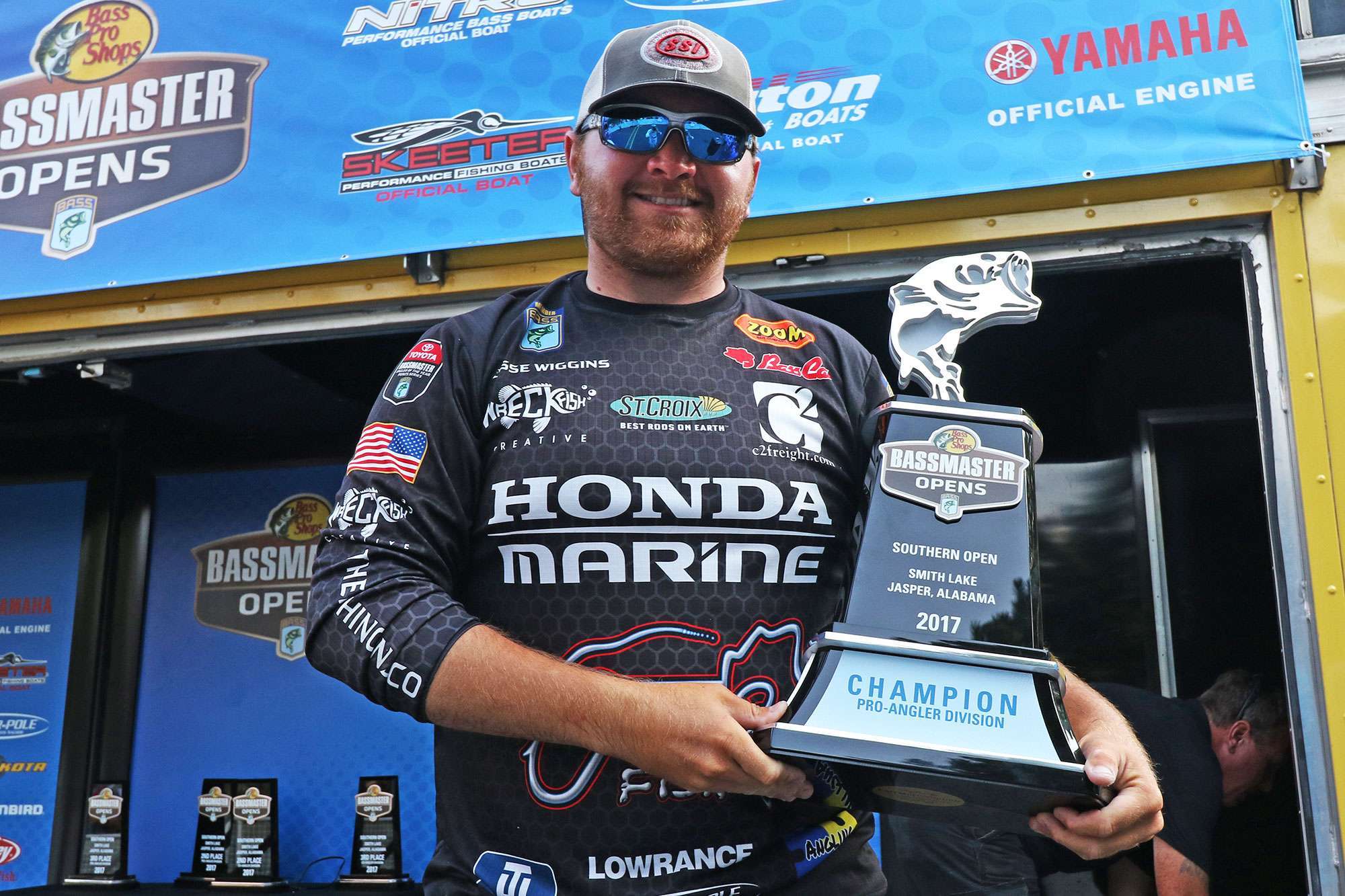Jesse Wiggins was also the winner when the Bassmaster Opens landed on Smith Lake in 2017. Wiggins pulled together a three-day weight of 39-15 to win â¦ 5 pounds more than the second-place finisher.
