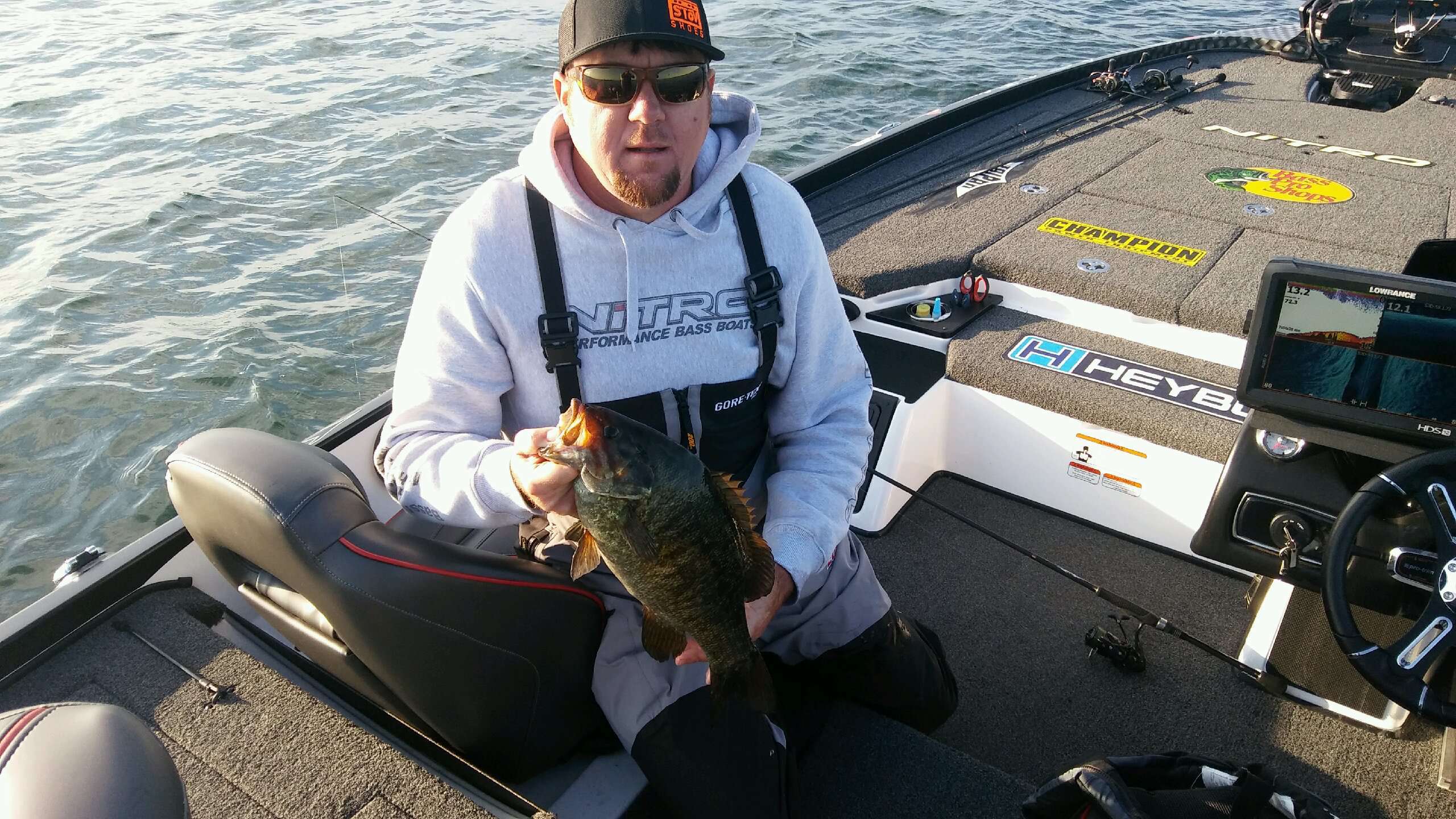 It's a good start for Jason Williamson. Nice, healthy smallmouth