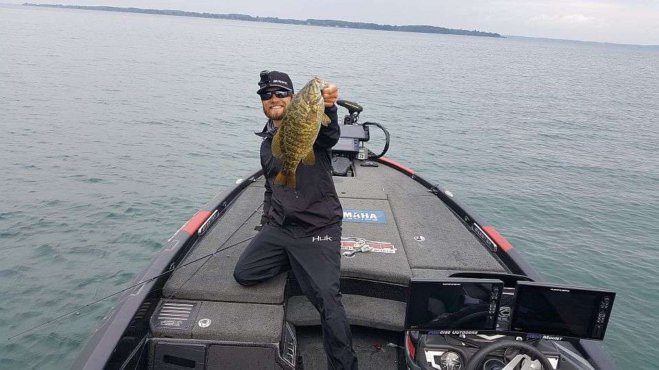 A very good first cull. Of course Brandon is hoping to be able to upgrade this fish too, by the end of today. 