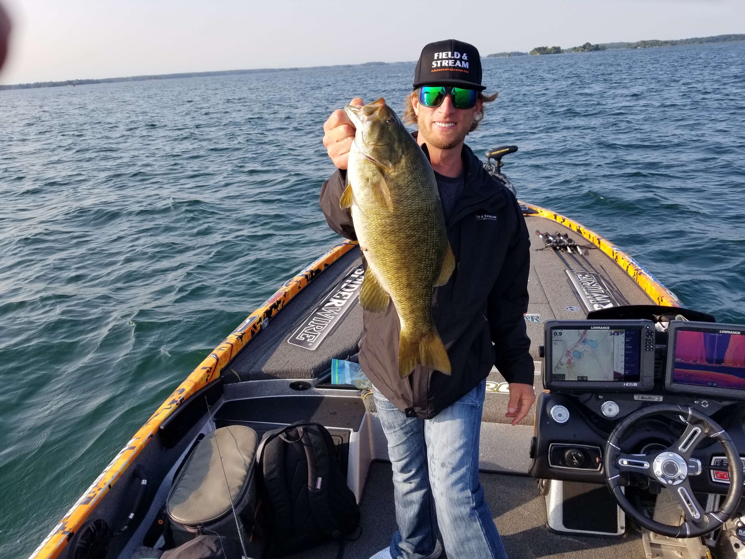 Fletcher Shryock seems to be on the bite now with this nice 4-pounder.  
