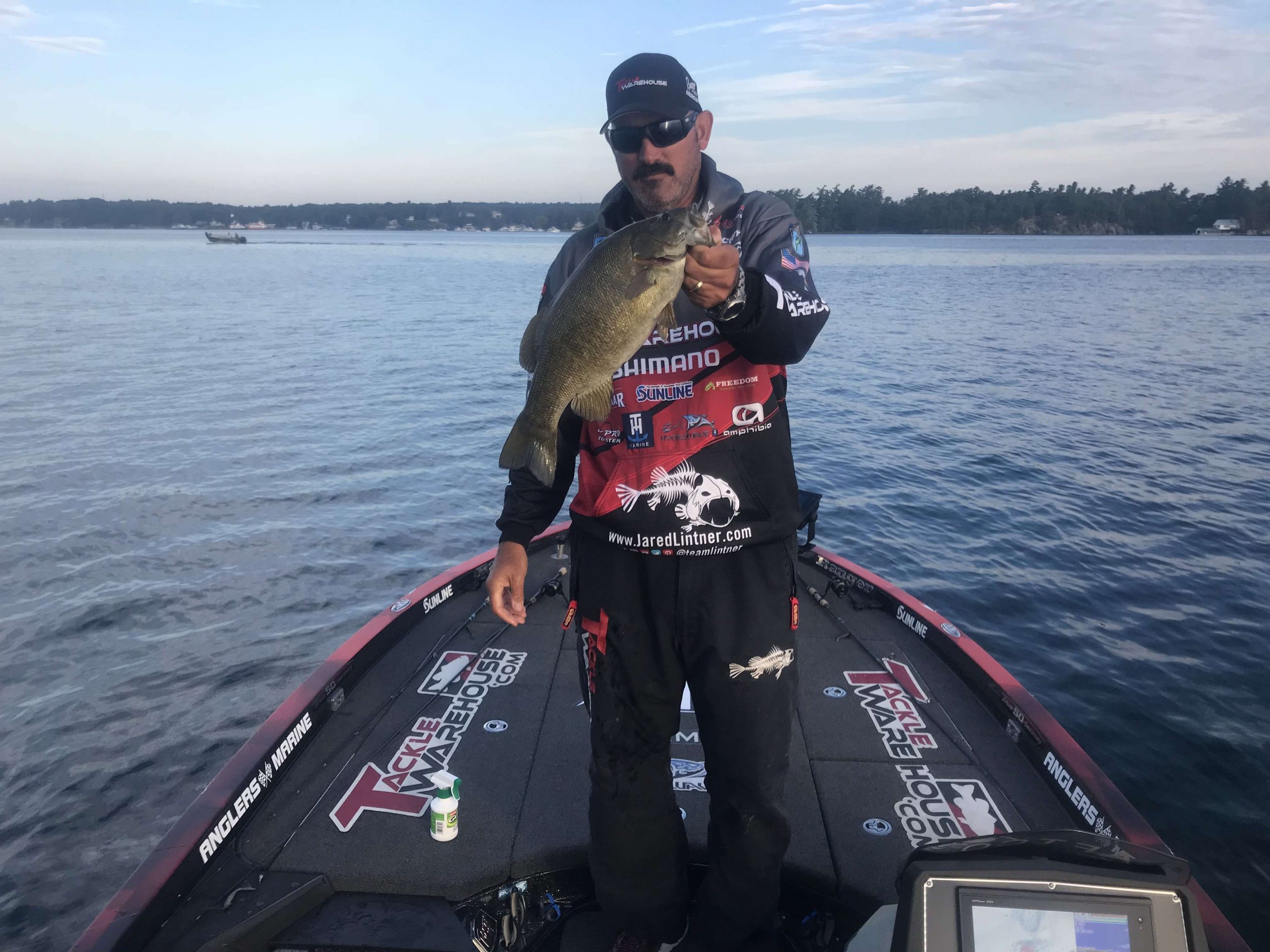 Jared Lintner with a nice 3.5 pounder to start the day.
