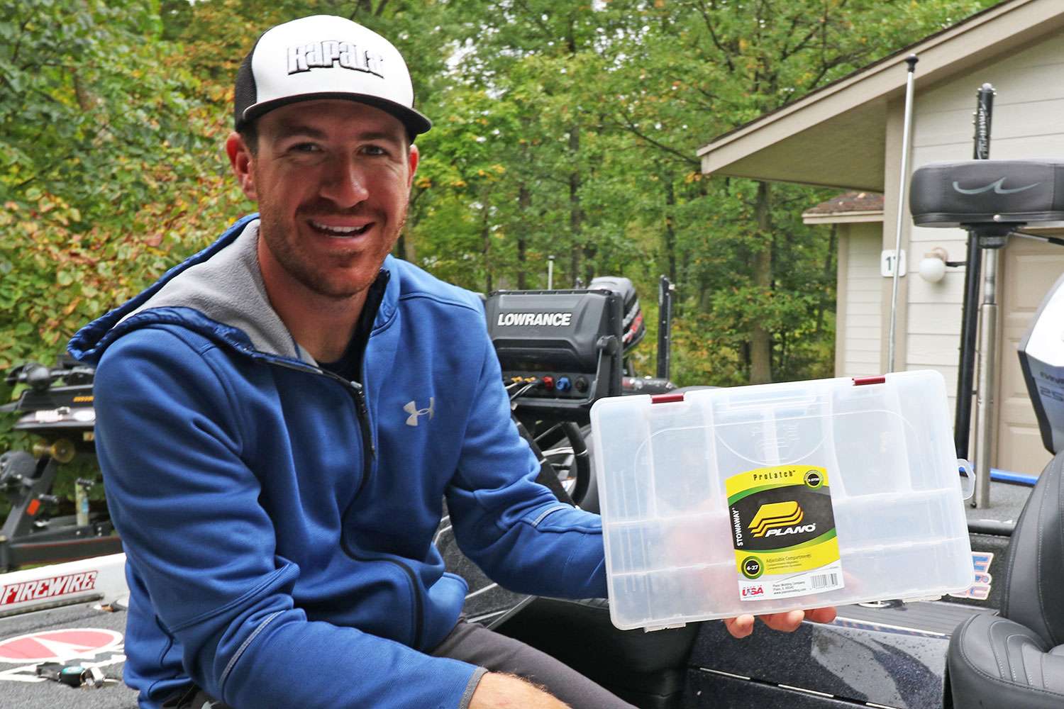 Jacob Wheeler happily took a few minutes to show us exactly what he'd suggest to fit inside a standard Plano Stowaway tray for the new or beginning angler.
