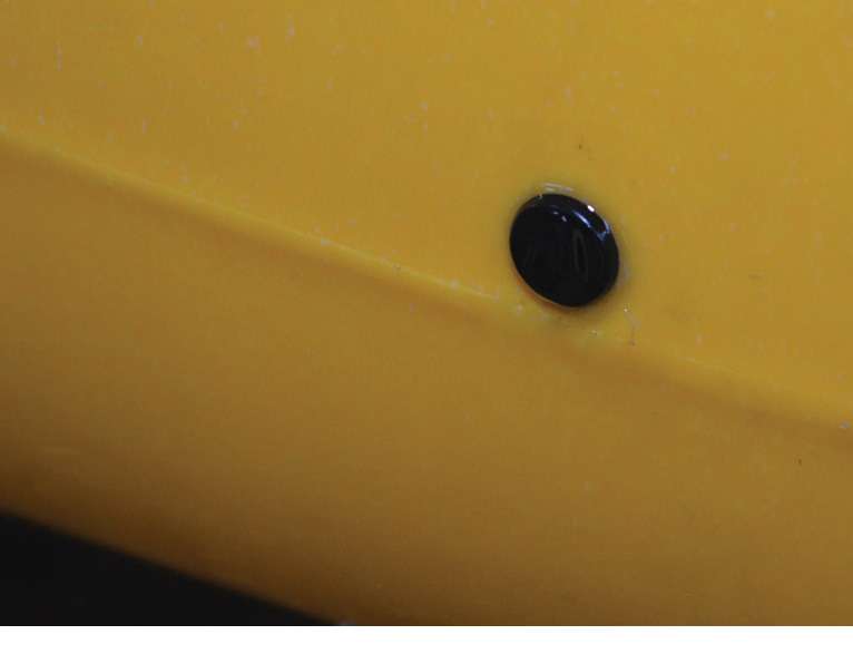 Most kayak anglers eventually want to change or replace accessories and then must deal with holes in their plastic hulls. I opted for âtrim retainersâ from an auto parts store to plug holes left after I removed anchor trolley guides on my Hobie Outback. 