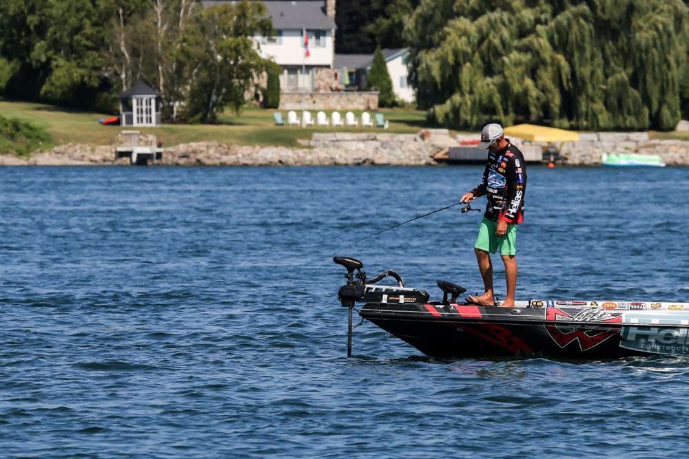 Follow Wesley Strader, Bill Lowen, and Aaron Martens around on Day 3 of the 2018 Huk Bassmaster Elite at St. Lawrence River presented by Black Velvet.