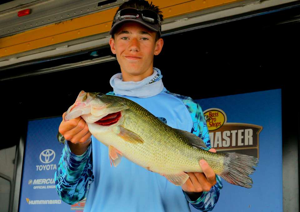 William Francis, co-angler (30th, 9-7)