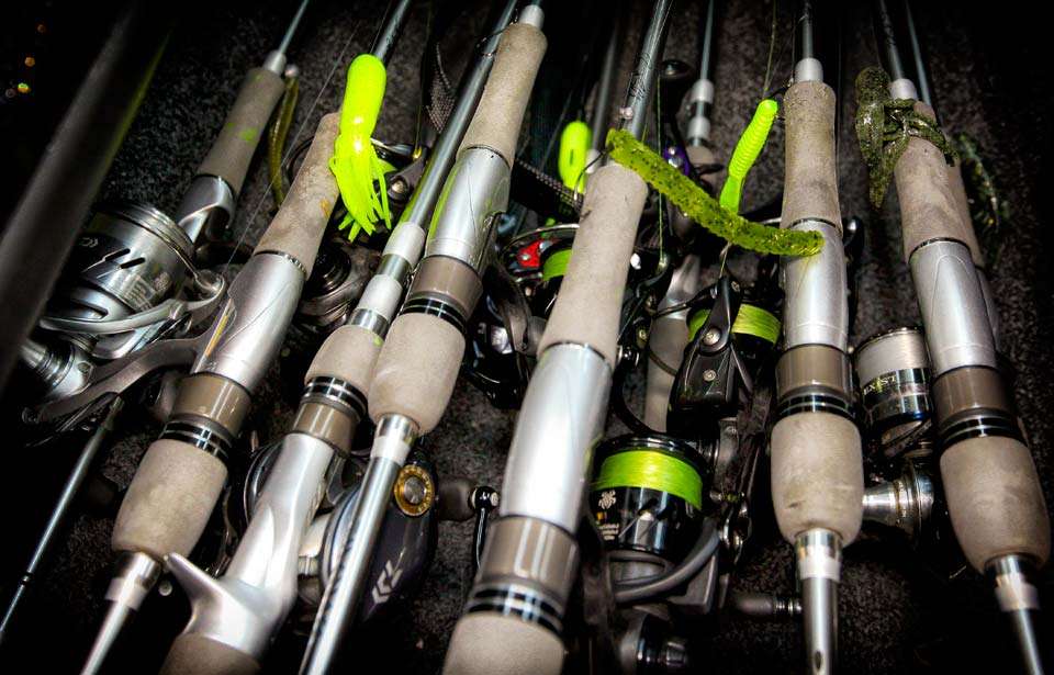 Because it was spawning season, you will notice the amount of chartreuse present in the lures and that nearly every rod is a spinning rig. âThatâs the only color the smallmouth would bite on Lake Ontario,ââ he said. 