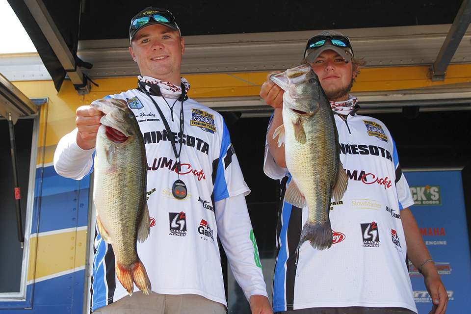 Mason Raveling and Ben Provost of Prior Lake (43rd, 9-10)