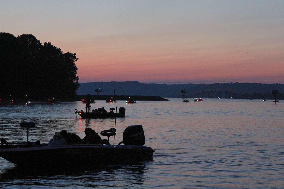 Over 330 teams headed out in hopes of jumping into the Top 12 to fish the final day.