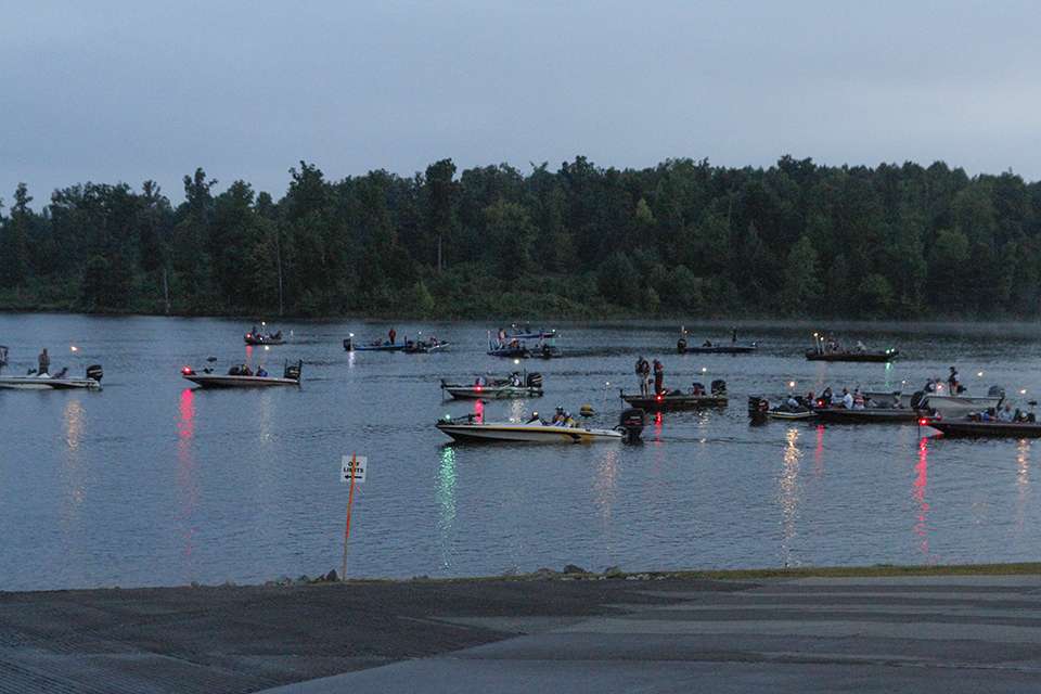 The final day of the Bassmaster Junior Championship at Carroll County's 1,000-acre Recreational Lake got underway Wednesday with the Top 54 junior teams in the nation.