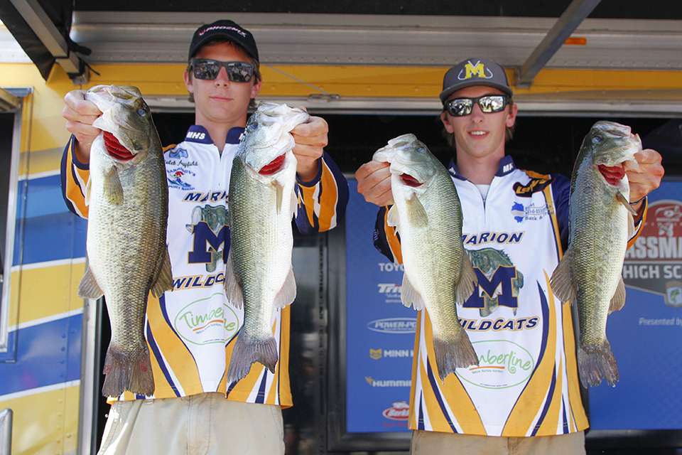 Landon Owens and Caleb Mayfield of Marion (17th, 13-2)