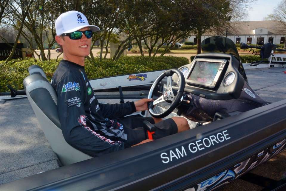 In 2013 George, now 22, fished his first Open. He is now in his fifth season with high hopes to qualify for the Bassmaster Elite Series. 

