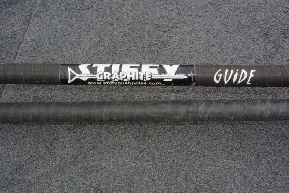 Alton Jones Jr., the travel partner of George and one of his best friends, gave him this push pole as a Christmas gift. The Stiffy Graphite Push Pole, designed for saltwater flats fishing, weighs only 2.5 ounces per foot. For this 20-foot push pole that is incredibly lightweight. 
