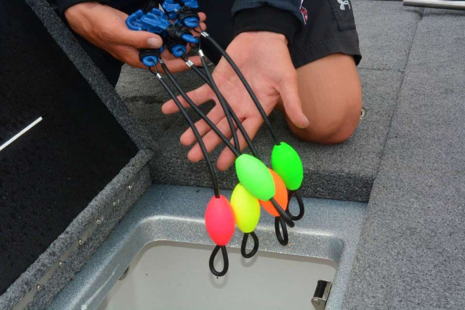 The T-H Marine G-Fore Conservation Cull System features strong plastic clips secured to the fishâs lip for less harm and better fish health. George likes the six brightly colored floats with a twist. 
