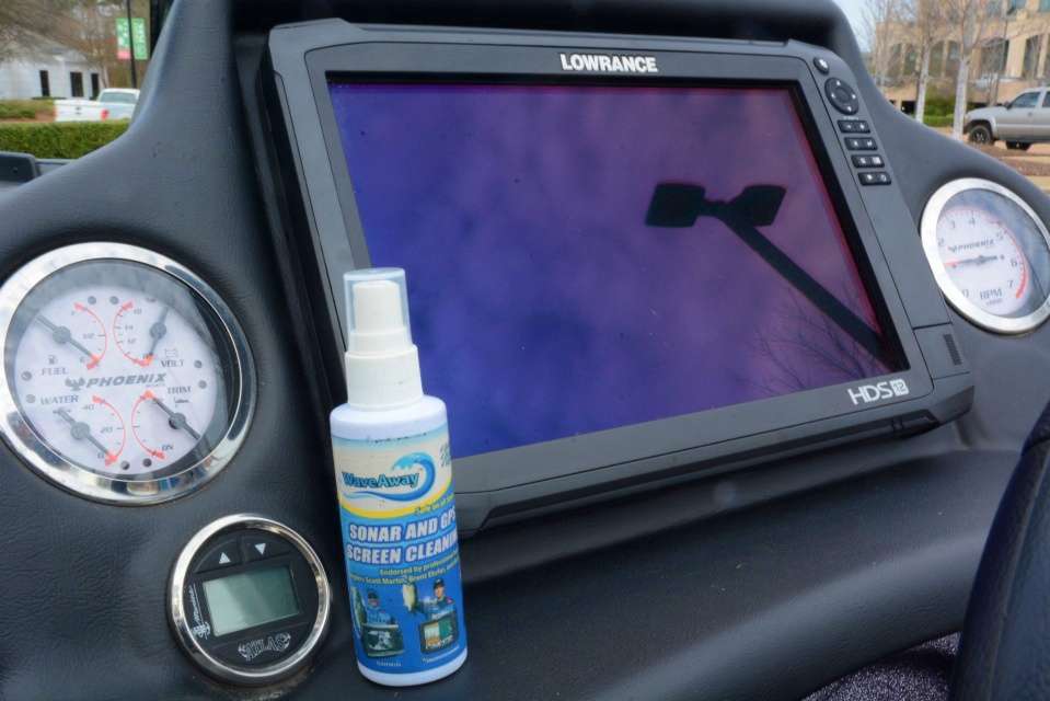 George uses T-H Marine Wave Away as a safe means of cleaning the screens of his electronics. 
